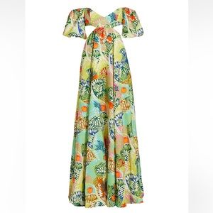 Staud Coliseum Dress in Capri Tree